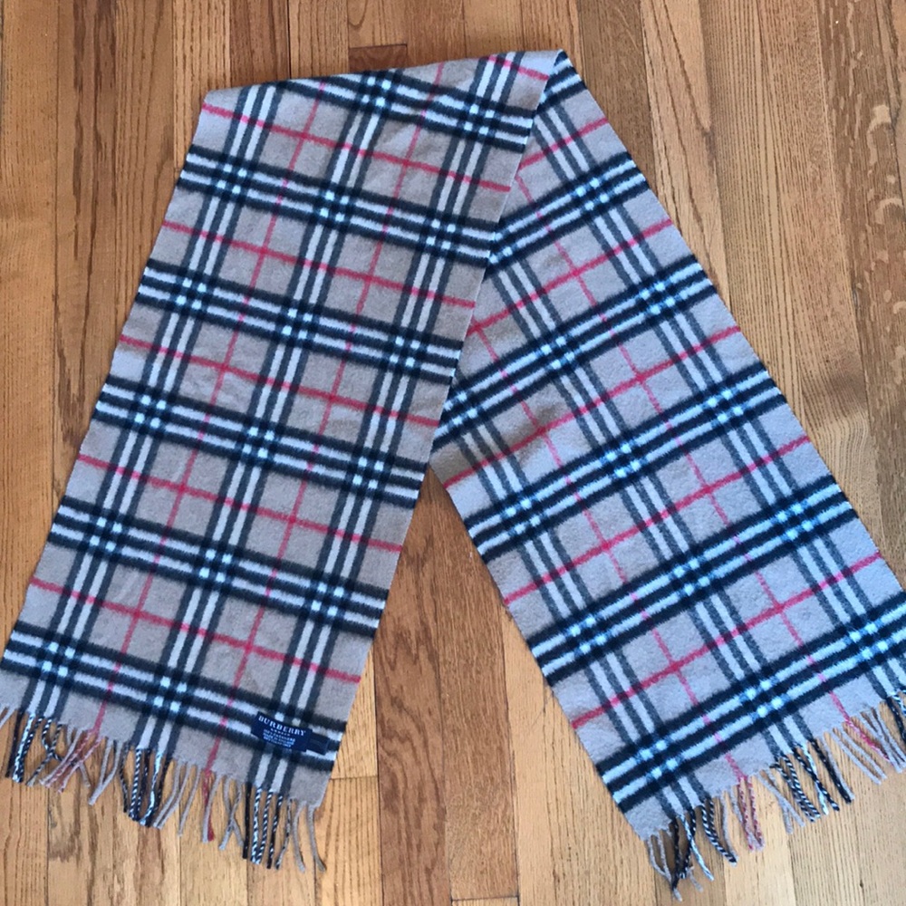 Vintage cashmere Burberry scarf